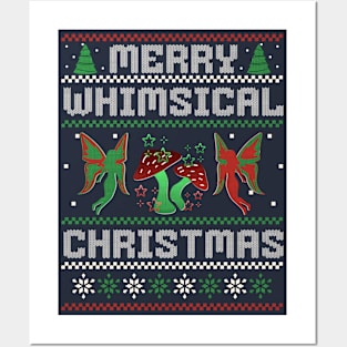 Merry Whimsical Christmas Posters and Art